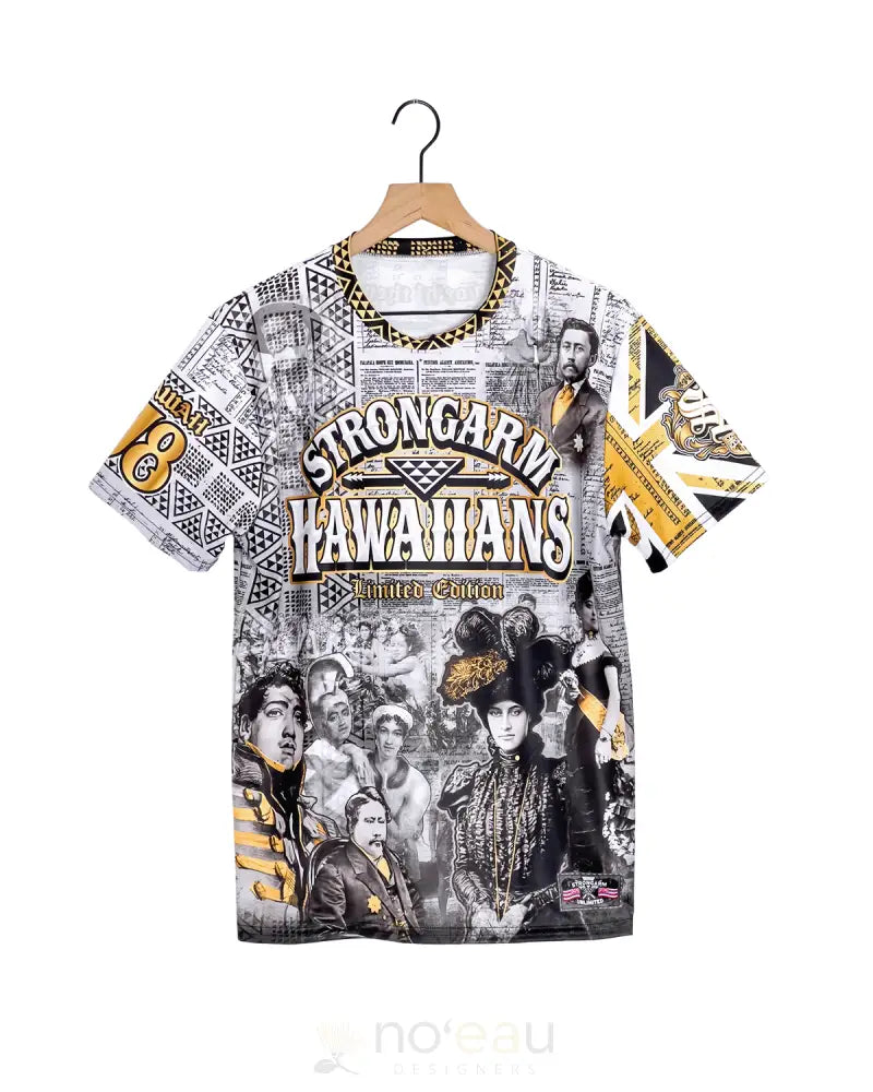 Strongarm Hawaiians - How Would They Feel Gold Sub Dye T-Shirt Men’s Clothing
