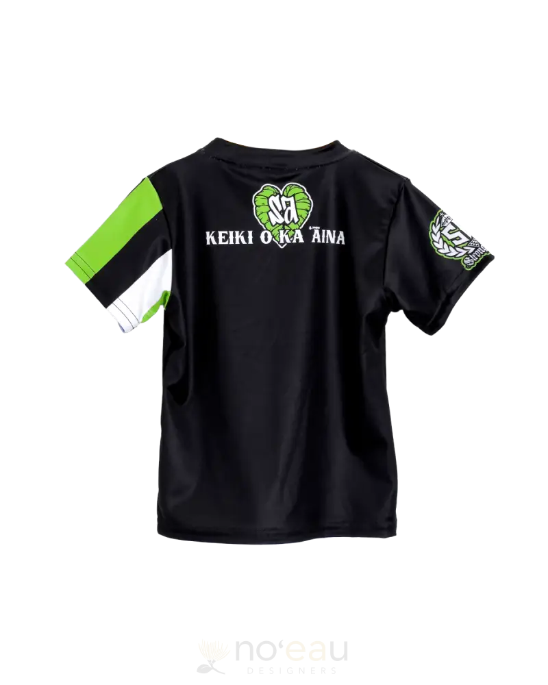 Strongarm Hawaiians - I Love My Tutu Black Keiki Sub Dye Kid’s Clothing