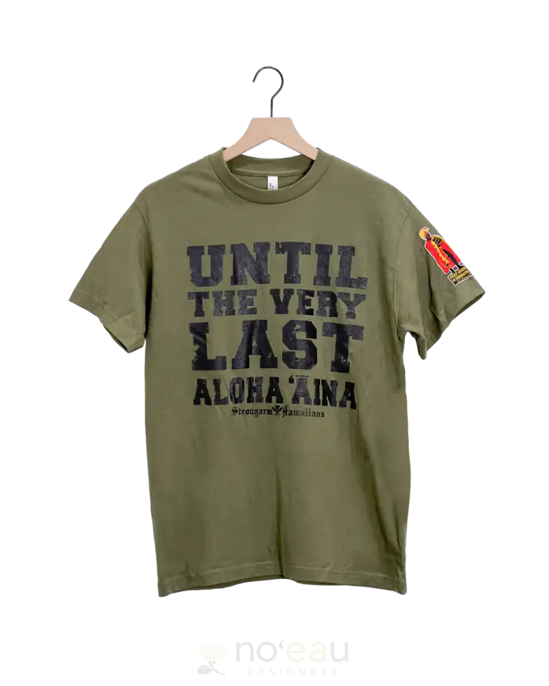 Strongarm Hawaiians - Kupaa Military Green T-Shirt Men’s Clothing