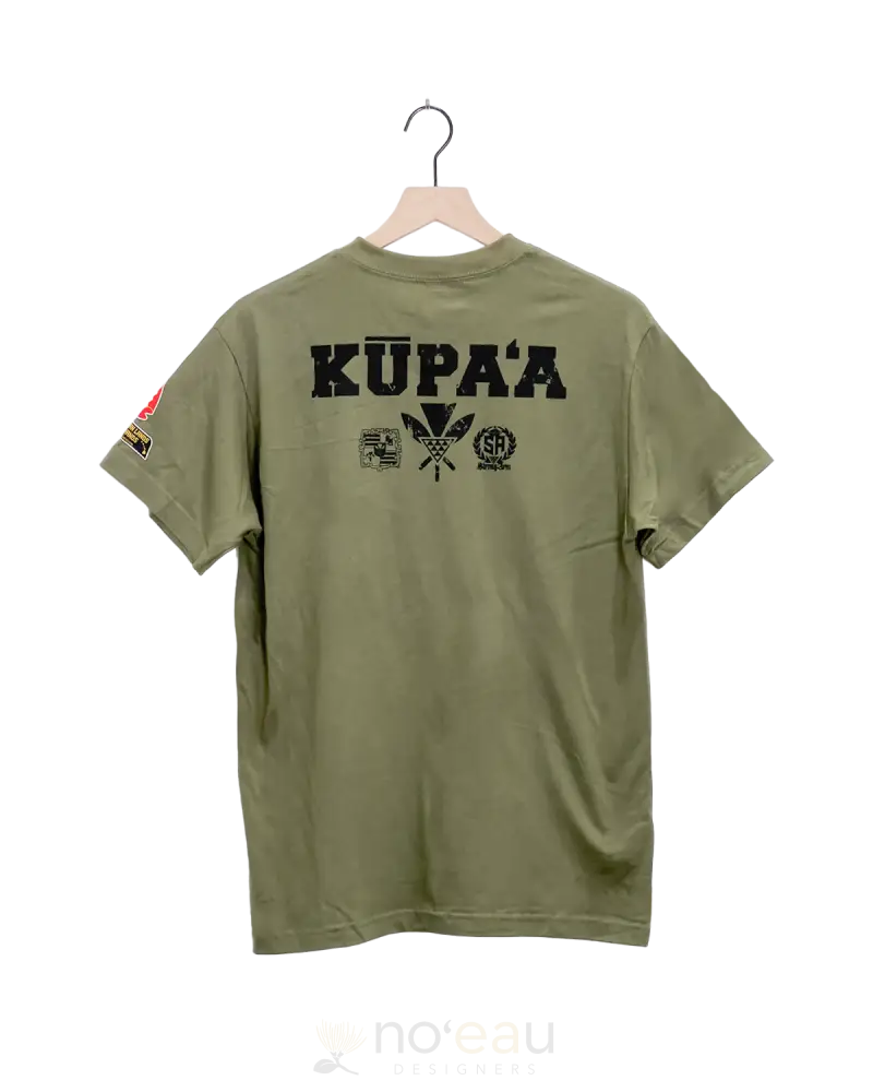Strongarm Hawaiians - Kupaa Military Green T-Shirt Men’s Clothing