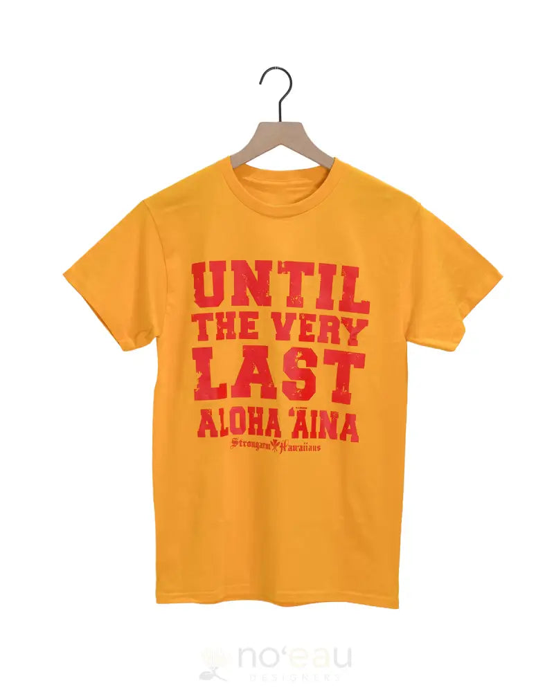 Strongarm Hawaiians - Kupaa Red/Yellow T-Shirt Men’s Clothing