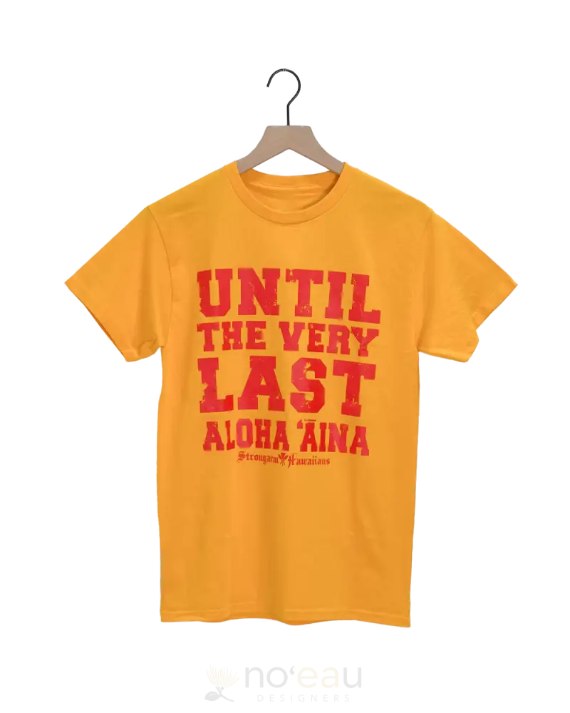 Strongarm Hawaiians - Kupaa Red/Yellow T-Shirt Men’s Clothing