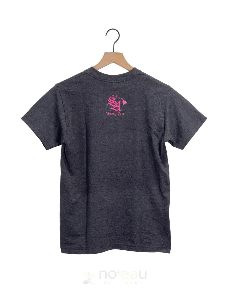 Strongarm Hawaiians - Less Pilikia Gray T-Shirt Men’s Clothing