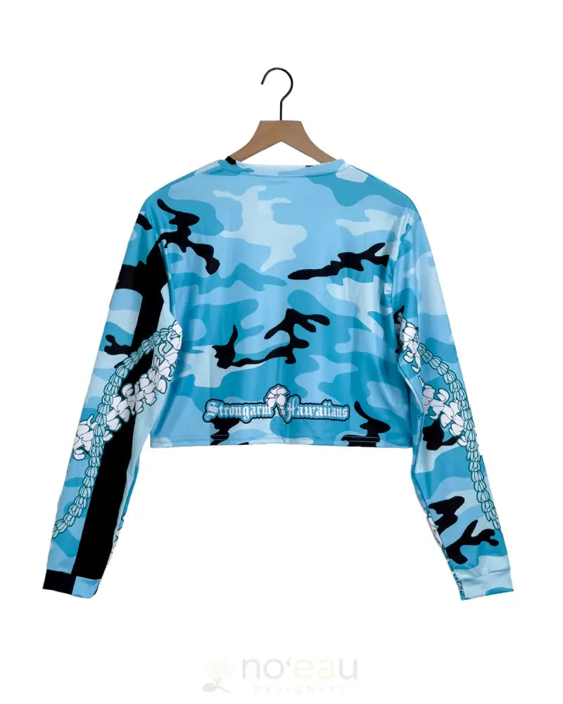 STRONGARM HAWAIIANS - Long Sleeve Crop Top Sub Dye WOMEN’S CLOTHING