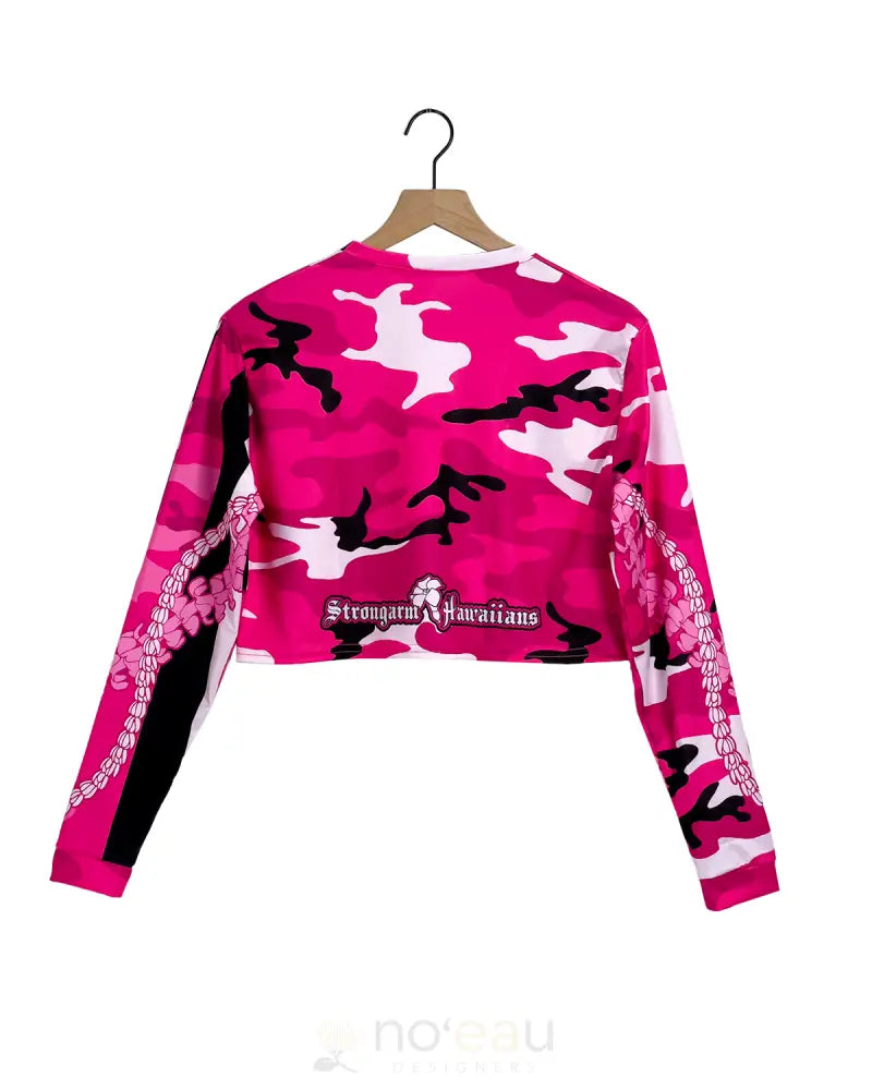 STRONGARM HAWAIIANS - Long Sleeve Crop Top Sub Dye WOMEN’S CLOTHING