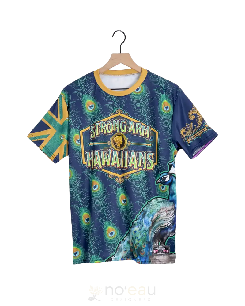 Strongarm Hawaiians - Peacock Princess Kaiulani Sub Dye T-Shirt Mens Clothing