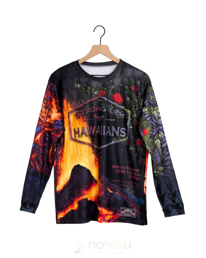 Strongarm Hawaiians - Pele Sub Dye Long Sleeve Men’s Clothing