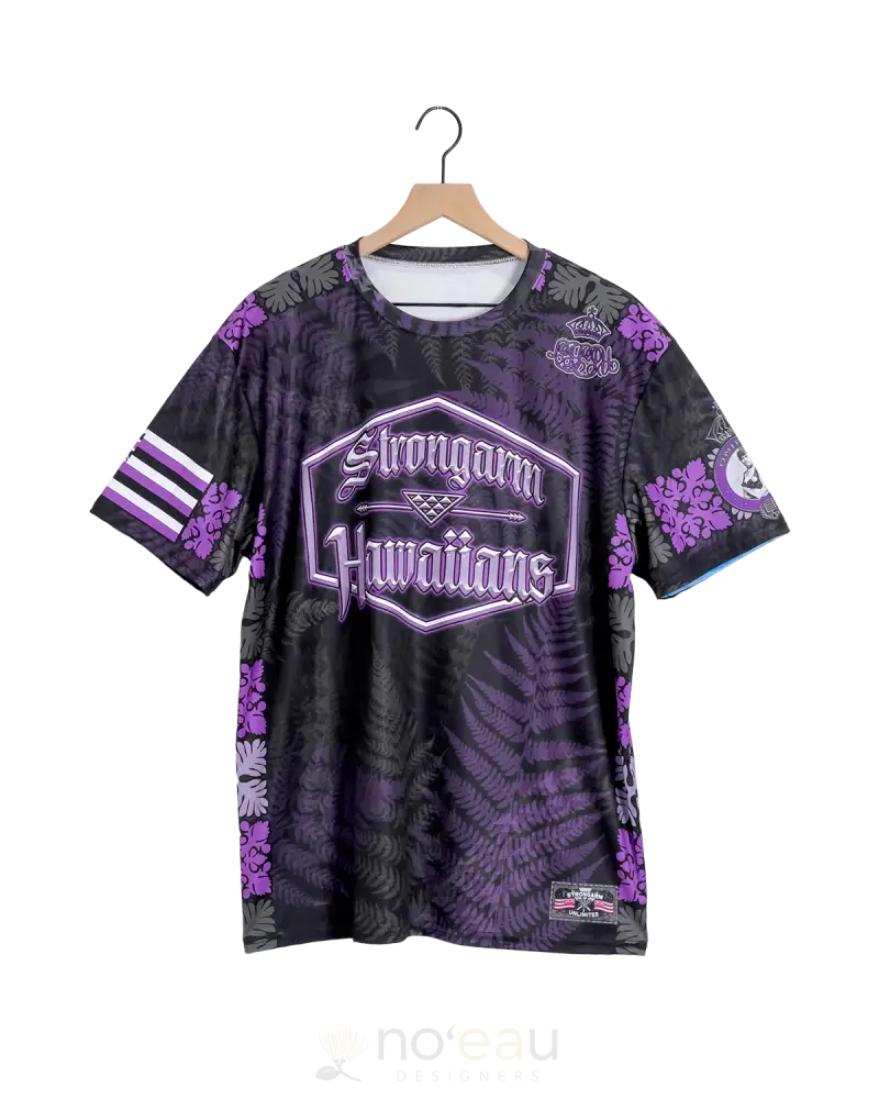 STRONGARM HAWAIIANS - Queen Liliʻuokalani Purple Sub Dye T-Shirt MEN’S CLOTHING