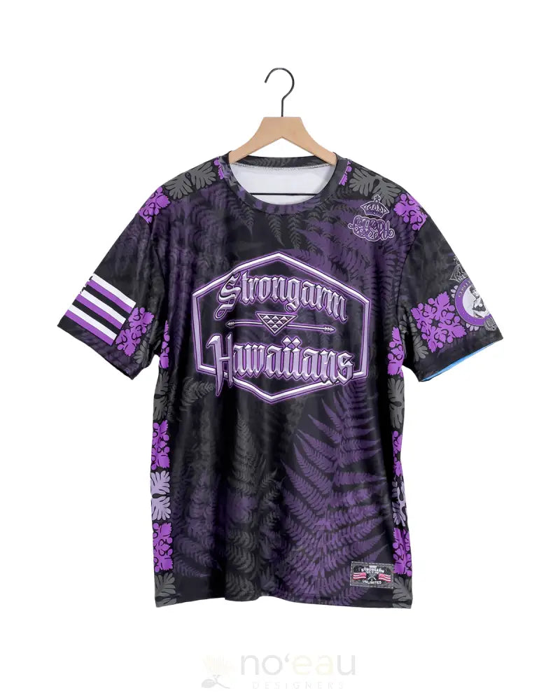 STRONGARM HAWAIIANS - Queen Liliʻuokalani Purple Sub Dye T-Shirt MEN’S CLOTHING
