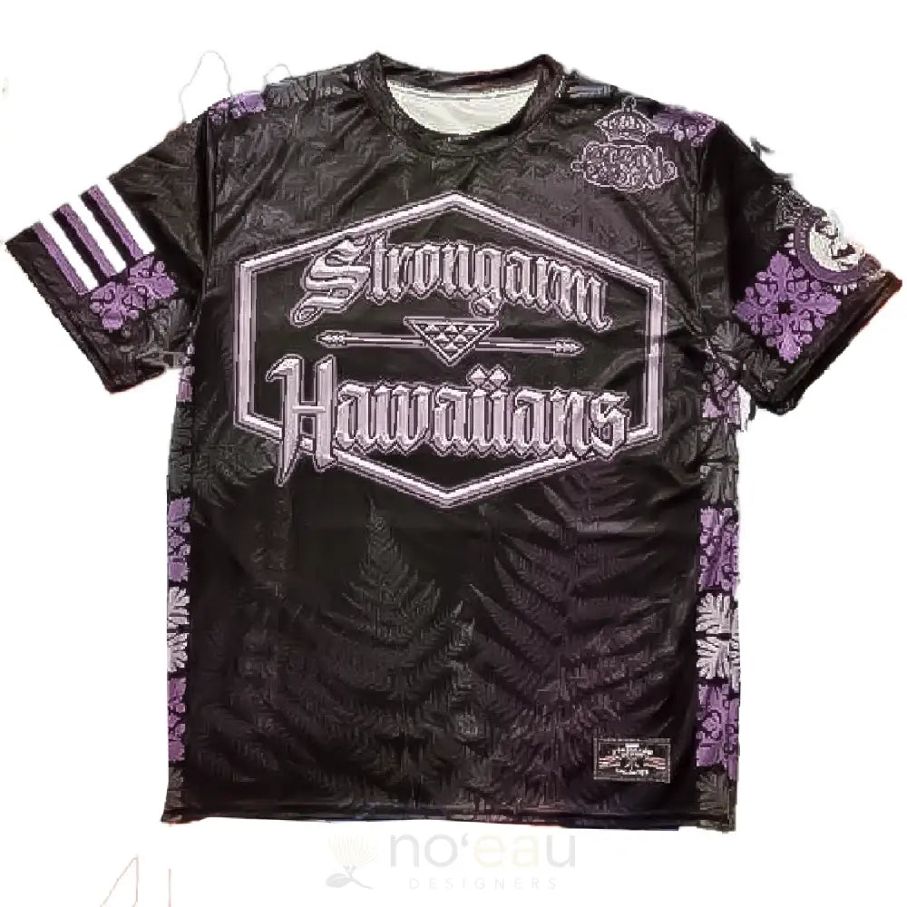 STRONGARM HAWAIIANS - Queen Liliʻuokalani Purple Sub Dye T-Shirt - Noʻeau Designers