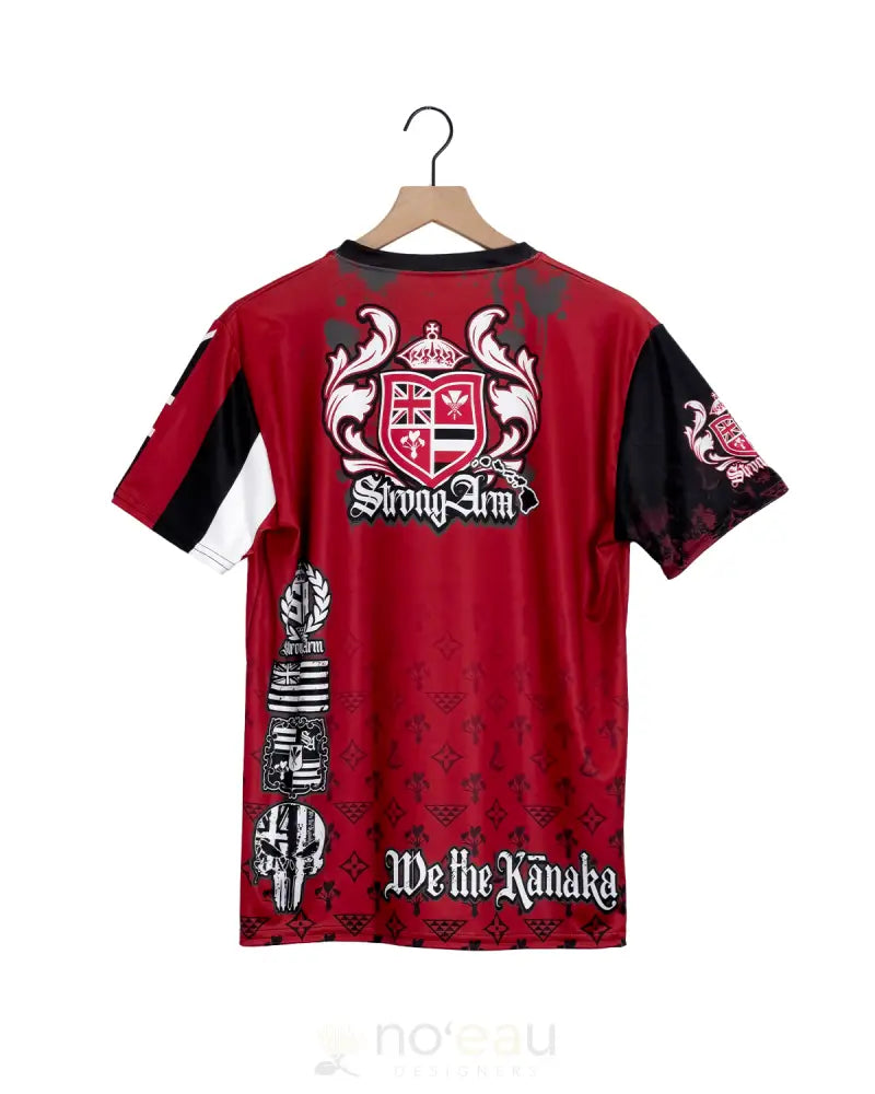 Strongarm Hawaiians - Red Kahili Lv Sub Dye Men’s Clothing