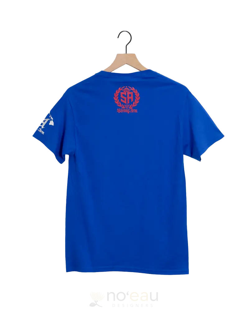 Strongarm Hawaiians - Regal Blue T-Shirt Men’s Clothing