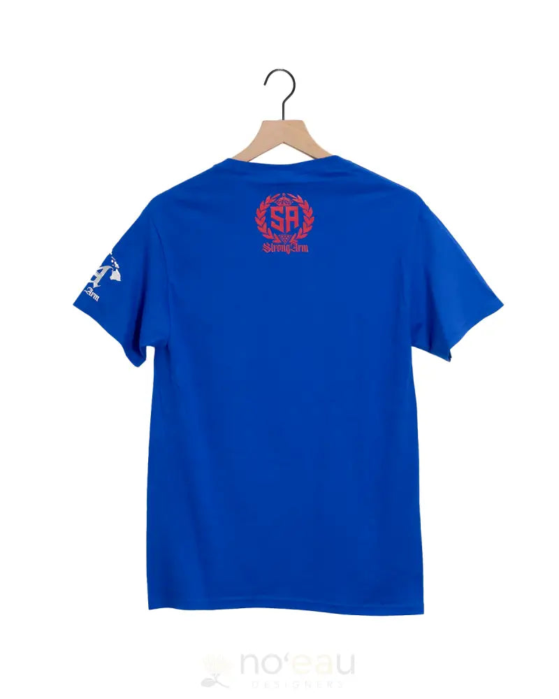 Strongarm Hawaiians - Regal Blue T-Shirt Men’s Clothing