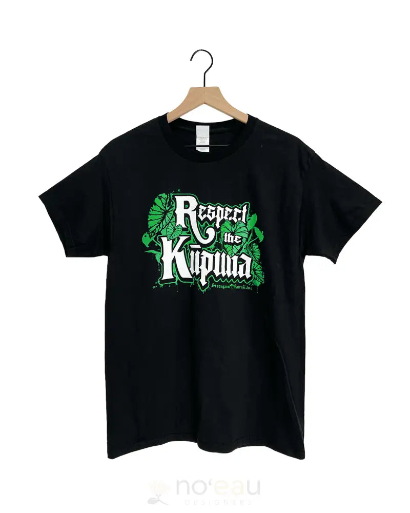 Strongarm Hawaiians - Respect The Kupuna Black T-Shirt Mens Clothing