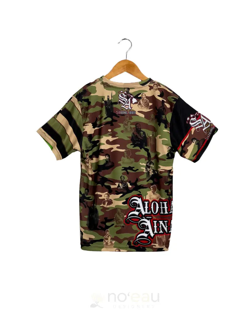 STRONGARM HAWAIIANS - Royal Camo Keiki Sub Dye Tee - Noʻeau Designers