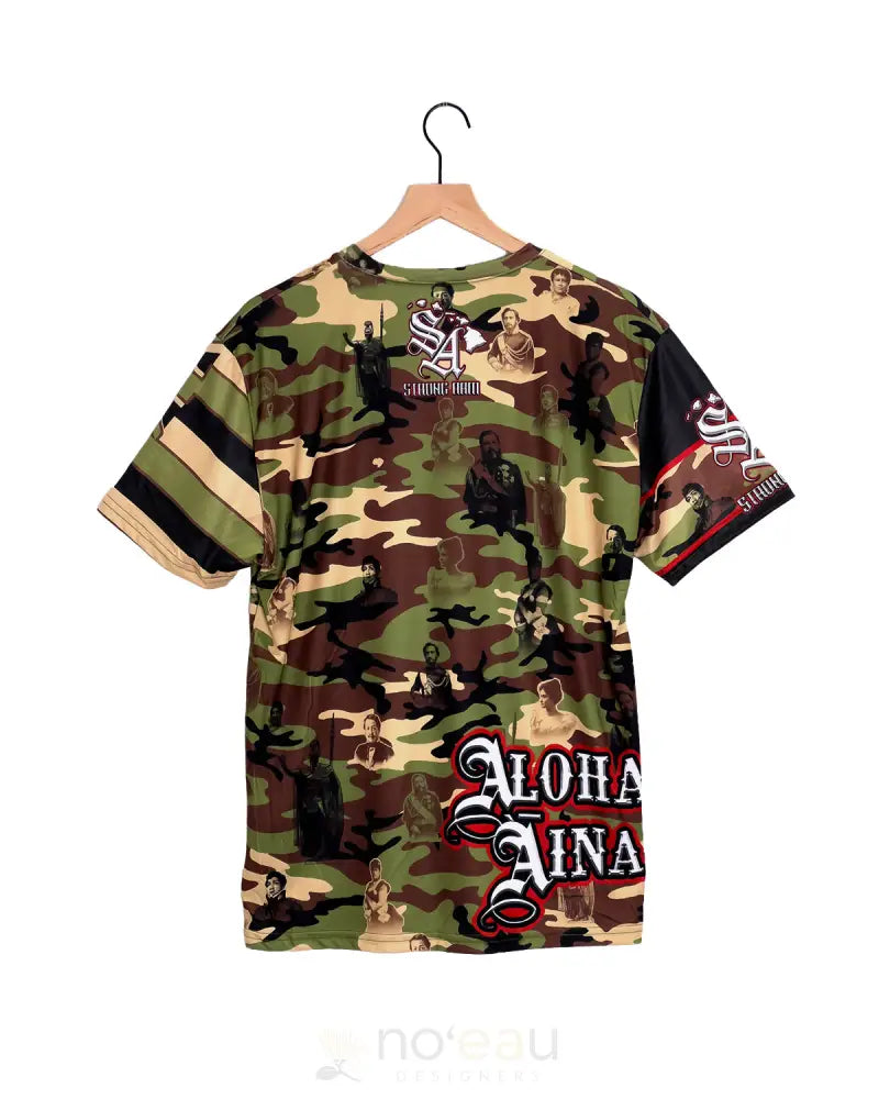 STRONGARM HAWAIIANS - Royal Camo Sub Dye Tee - Noʻeau Designers