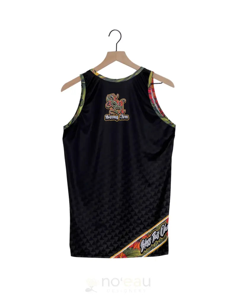 Strongarm Hawaiians - Sa Floral Kahili Tank Top Sub Dye Mens Clothing