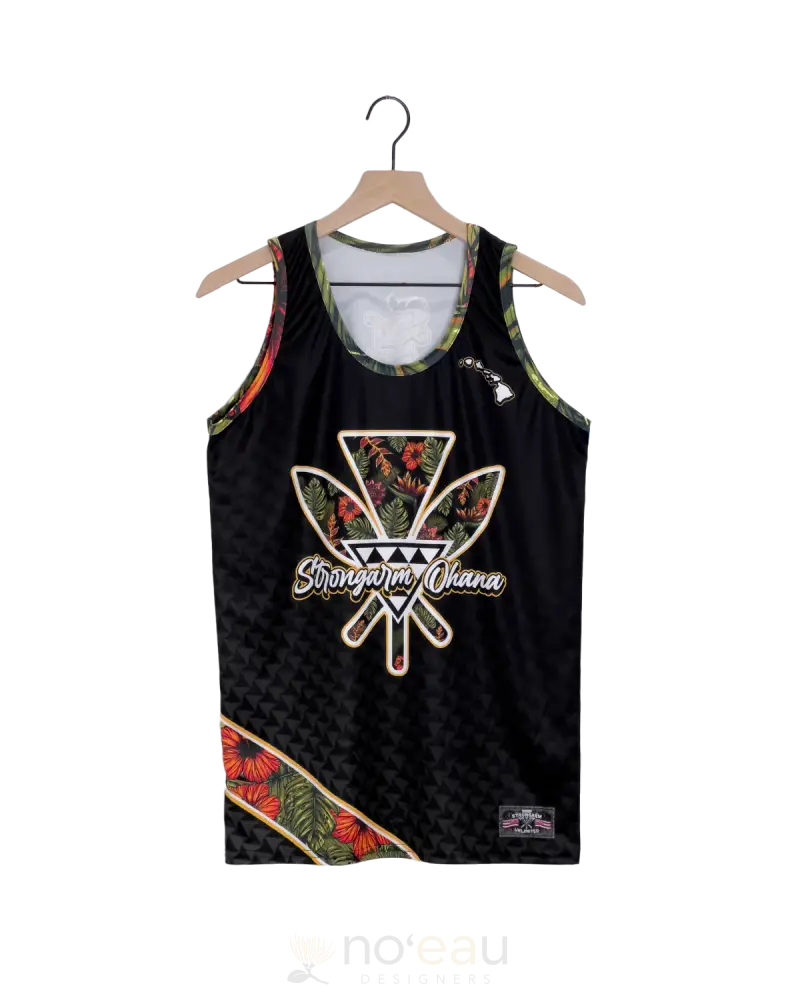 Strongarm Hawaiians - Sa Floral Kahili Tank Top Sub Dye Mens Clothing