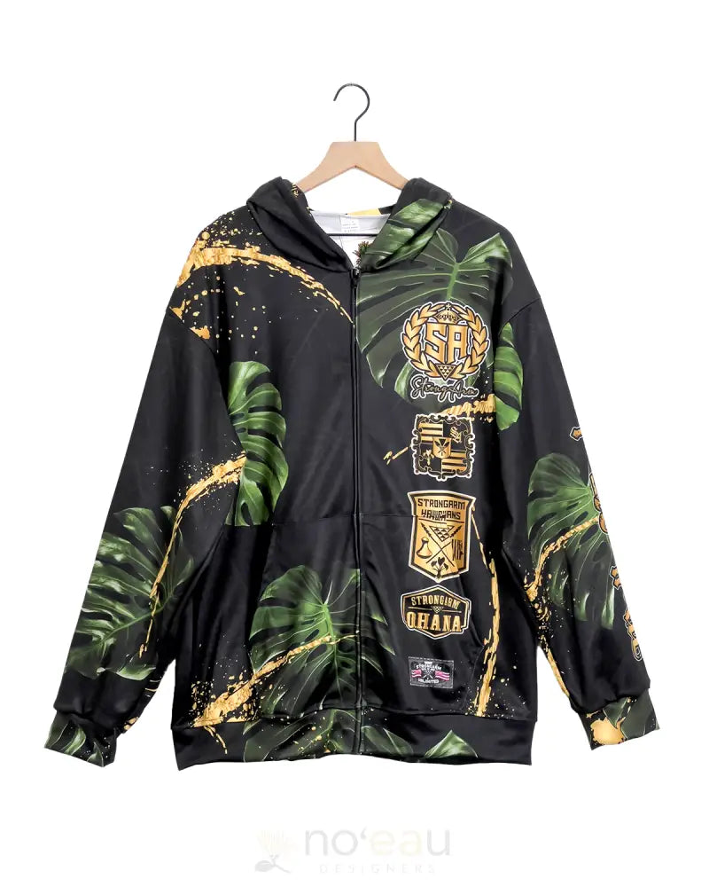 Doorbuster: Strongarm Hawaiians - Sa Golden Monstera Jacket Men’s Clothing