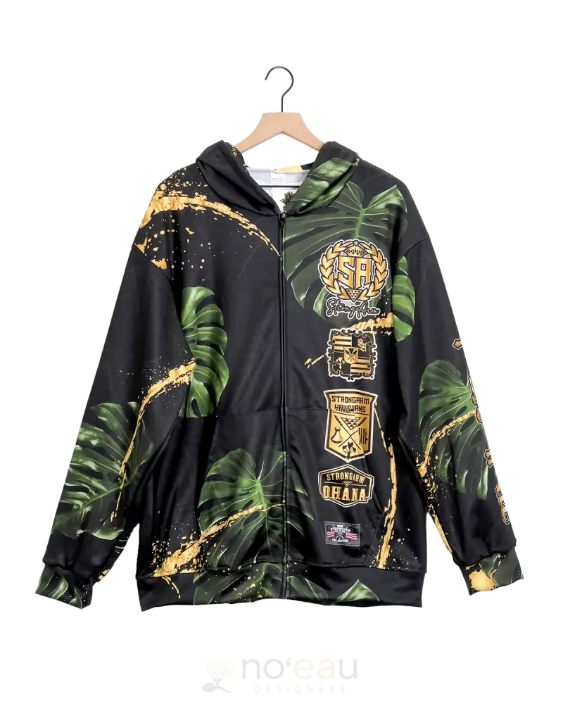 Doorbuster: Strongarm Hawaiians - Sa Golden Monstera Jacket Men’s Clothing