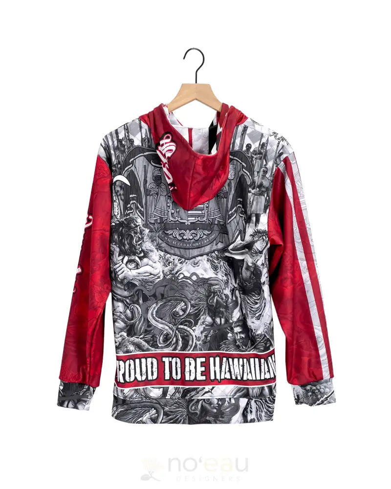 Strongarm Hawaiians - Sa Hawaiian Comic Zip Hoodie Men’s Clothing