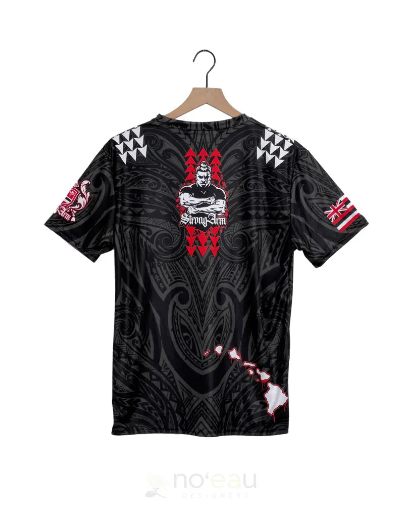 Strongarm Hawaiians - Sa Maori Warrior Sub Dye T-Shirt Mens Clothing
