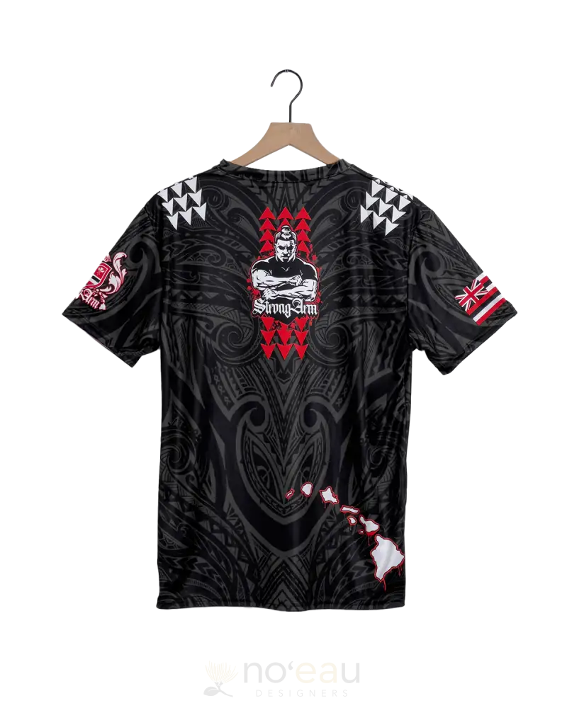 Strongarm Hawaiians - Sa Maori Warrior Sub Dye T-Shirt Mens Clothing
