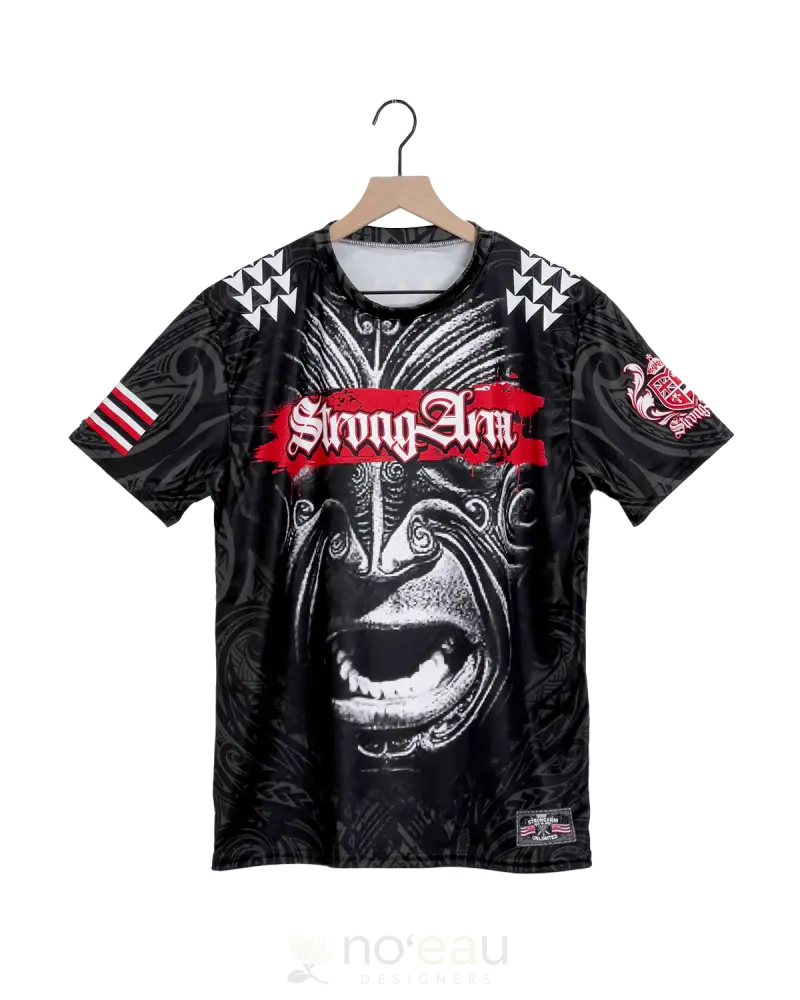 Strongarm Hawaiians - Sa Maori Warrior Sub Dye T-Shirt Mens Clothing