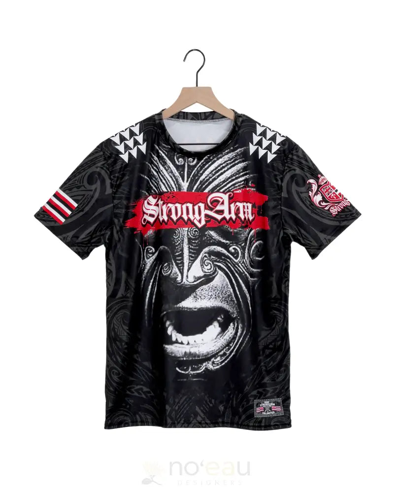 Strongarm Hawaiians - Sa Maori Warrior Sub Dye T-Shirt Mens Clothing