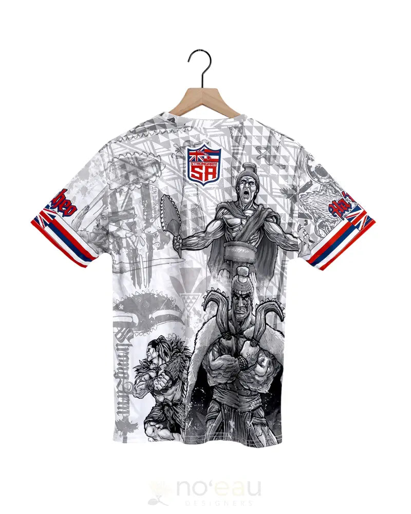 STRONGARM HAWAIIANS - SA Shield Sub Dye T-Shirt MEN’S CLOTHING