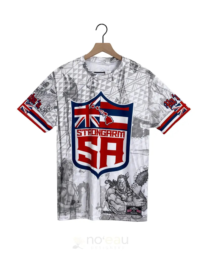 STRONGARM HAWAIIANS - SA Shield Sub Dye T-Shirt MEN’S CLOTHING