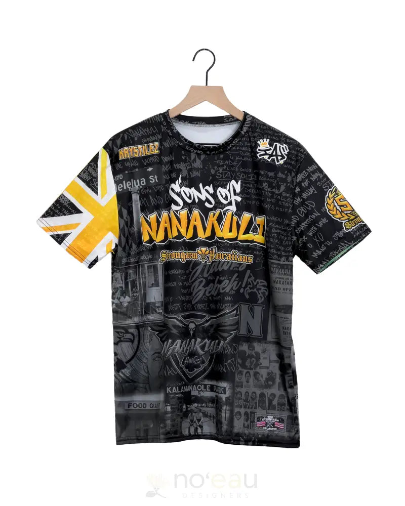 Strongarm Hawaiians - Sons Of Nanakuli Black Sub Dye Men’s Clothing