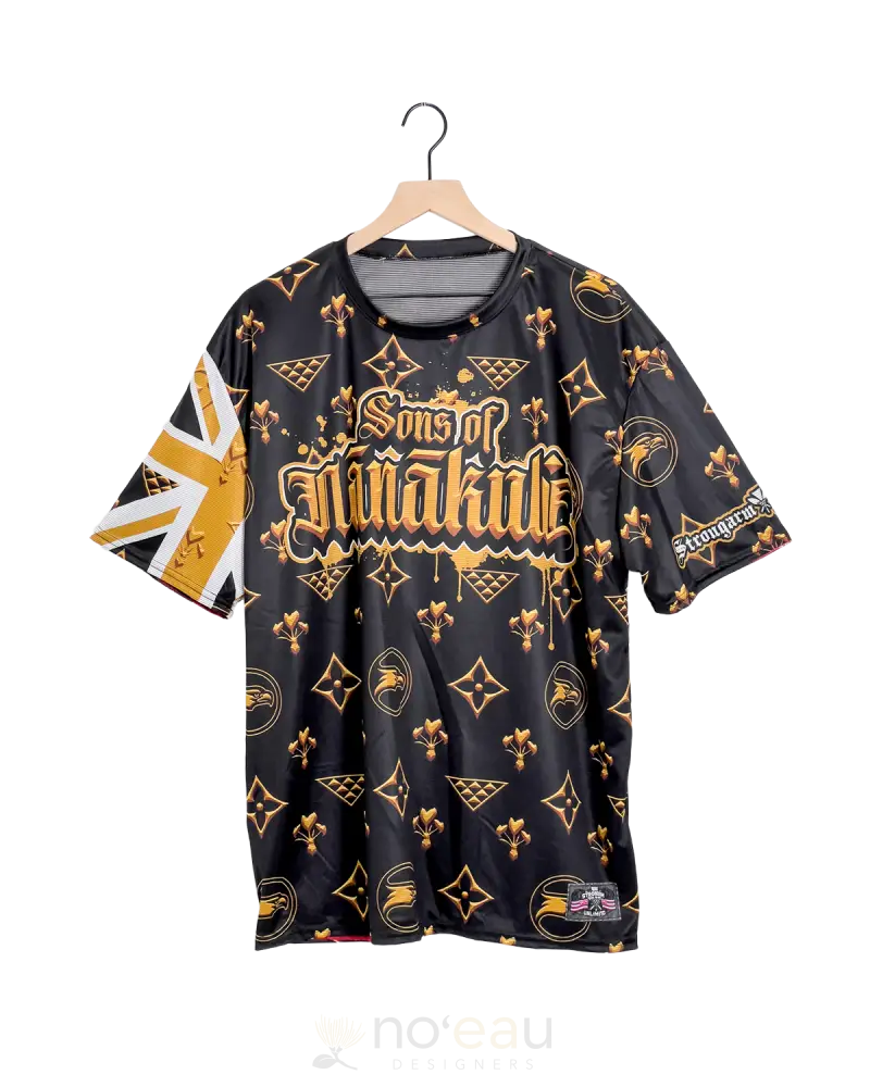 Doorbuster: Strongarm Hawaiians - Sons Of Nanakuli Lux Black Sub Dye Men’s Clothing