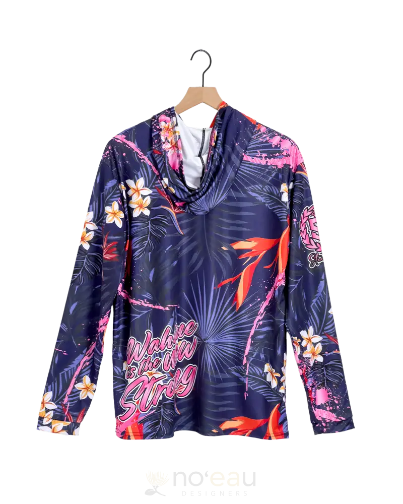 Strongarm Hawaiians - Stay Ui Bird Of Paradise Women’s Sub Dye Hoodie Women’s Clothing