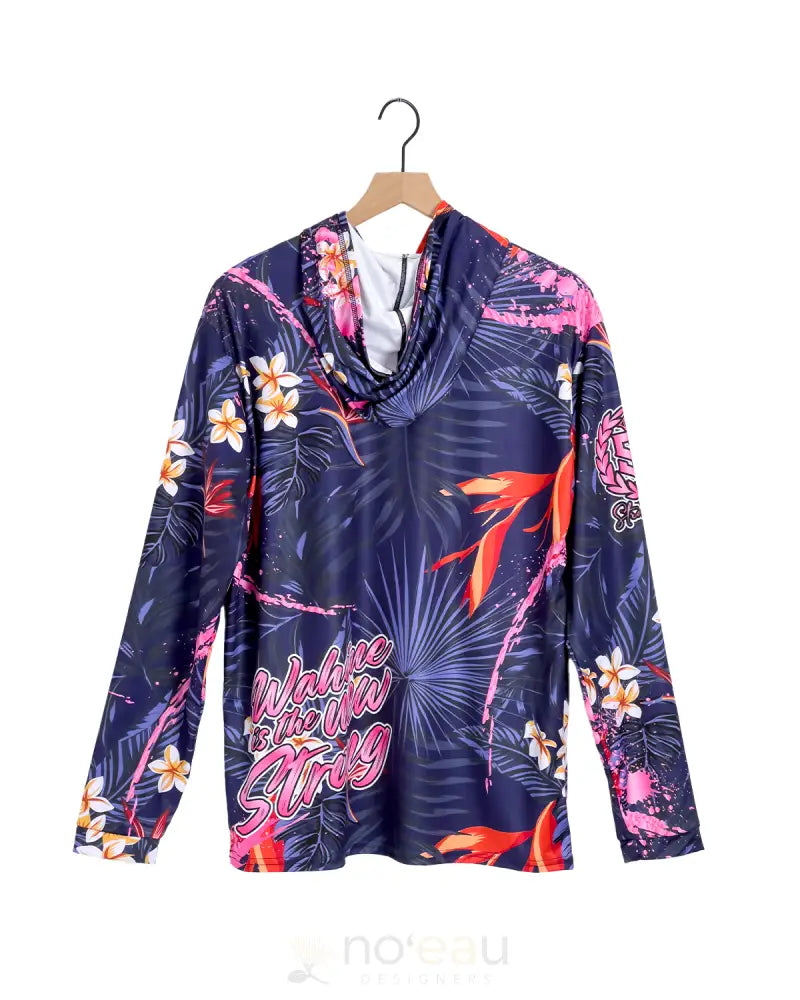 Strongarm Hawaiians - Stay Ui Bird Of Paradise Women’s Sub Dye Hoodie Women’s Clothing