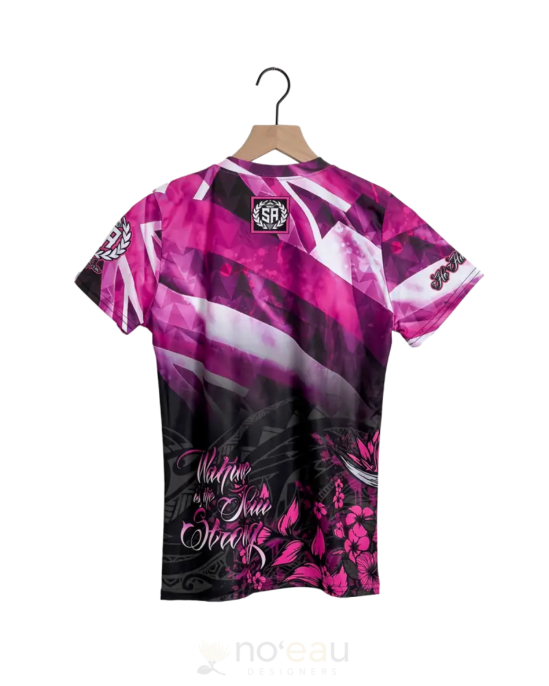 Strongarm Hawaiians - Stay Ui Hawaiian Tribal Pink/Black Sub Dye Women’s Clothing