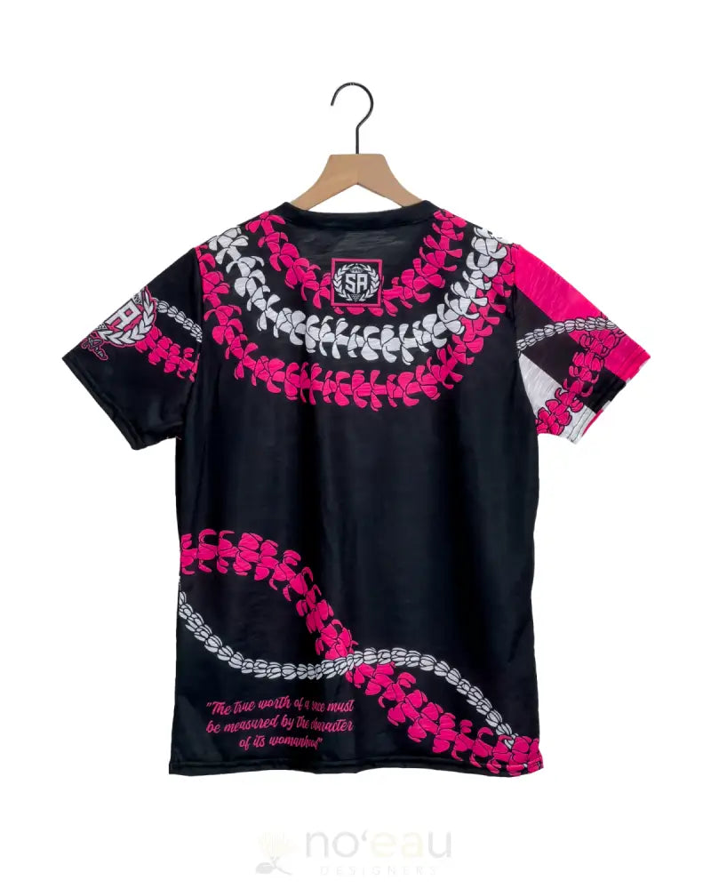 STRONGARM HAWAIIANS - Stay Uʻi Puakenikeni & Pikake V-Neck WOMEN’S CLOTHING