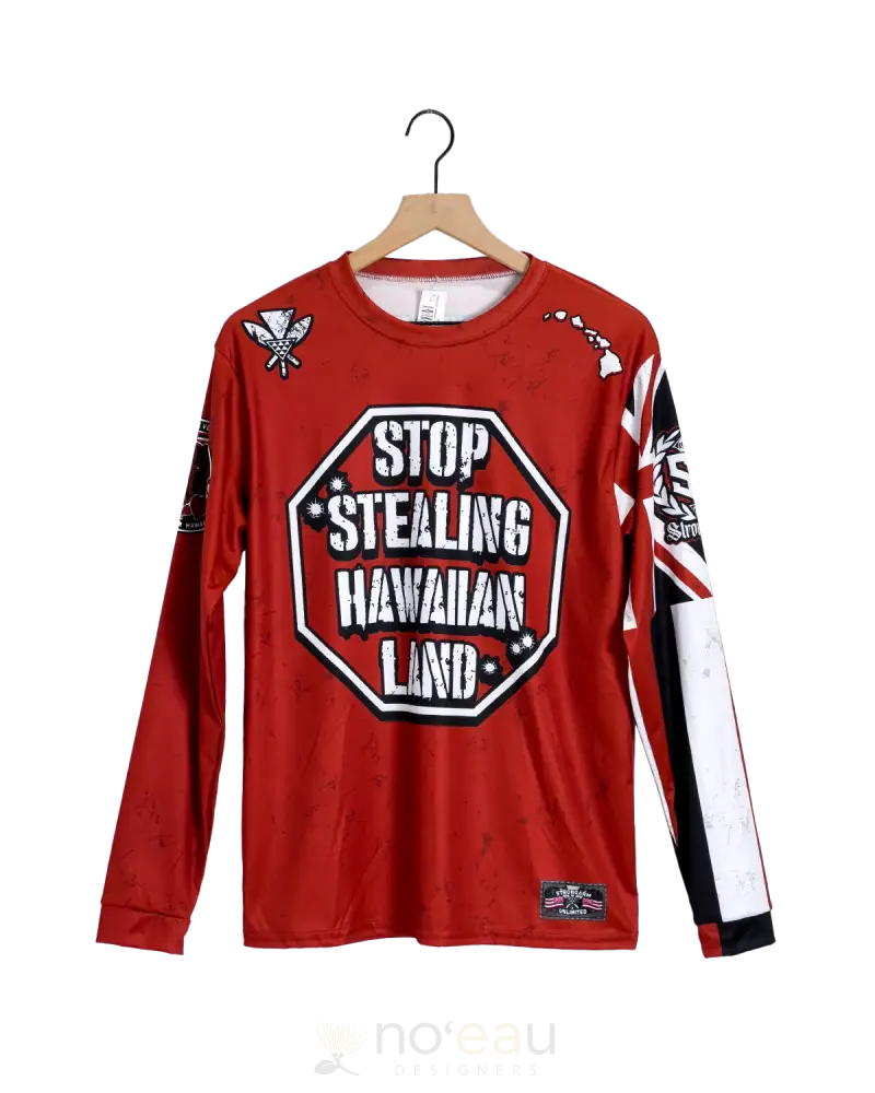 STRONGARM HAWAIIANS - Stop Stealing Hawaiian Lands Sub Dye Long Sleeve MEN’S CLOTHING