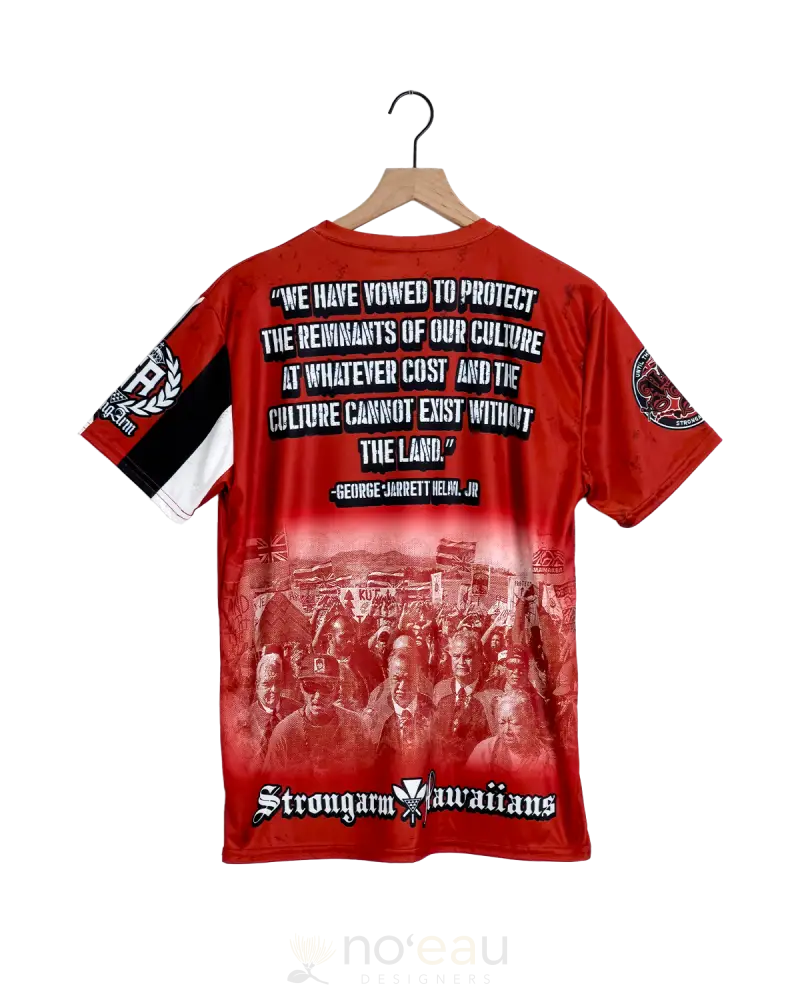 STRONGARM HAWAIIANS - Stop Stealing Hawaiian Lands Sub Dye T-Shirt MEN’S CLOTHING