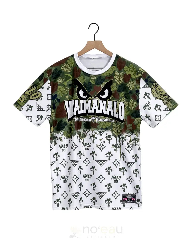 STRONGARM HAWAIIANS Waimanalo Gods Country White Sub Dye Shirt MEN’S CLOTHING