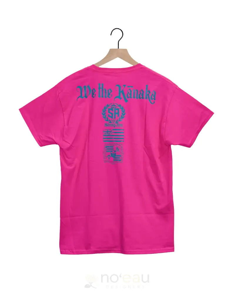 Strongarm Hawaiians - We The Kanaka Pink/Teal Shirt Men’s Clothing