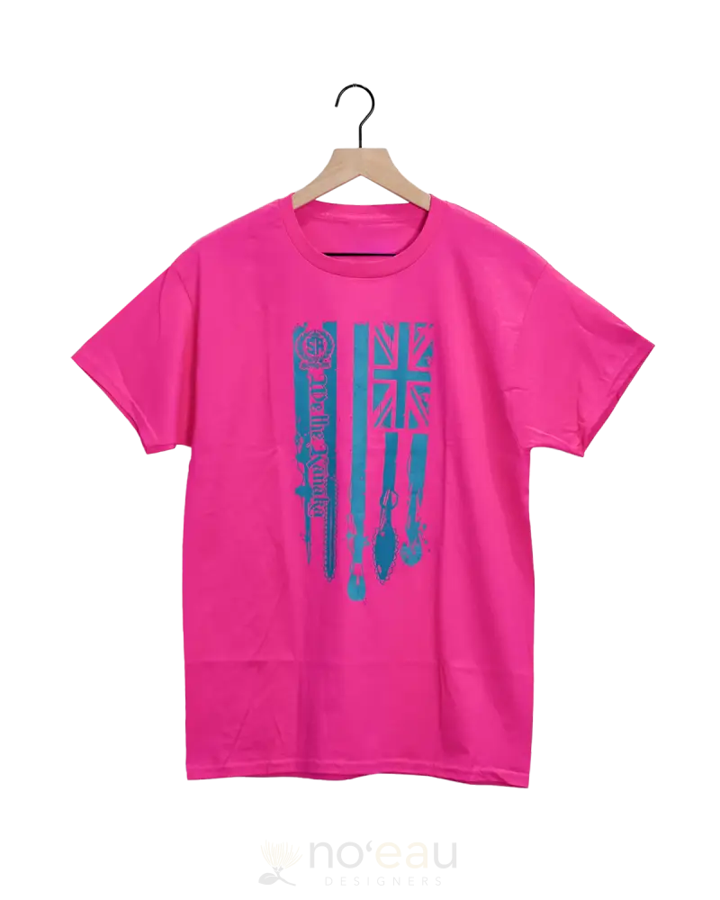 Strongarm Hawaiians - We The Kanaka Pink/Teal Shirt Men’s Clothing