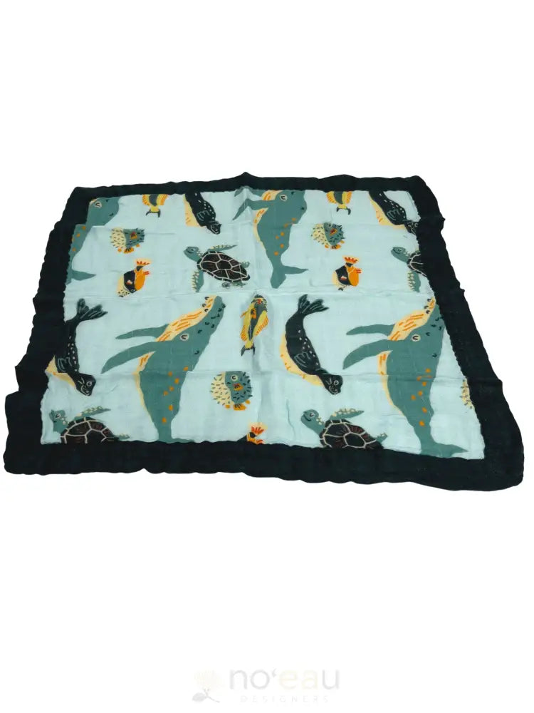 THE KEIKI DEPT - Ocean Friends Security Blanket - Noʻeau Designers