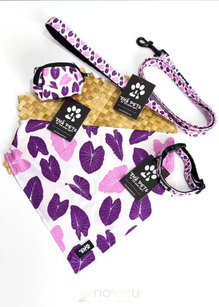 THE KEIKI DEPT - Pink Kalo Doggie Bandana - Noʻeau Designers