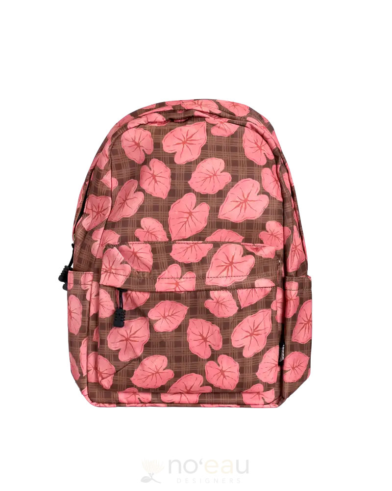 THE KEIKI DEPT - Pink Palaka Kalo Mea Collection BACKPACK ACCESSORIES