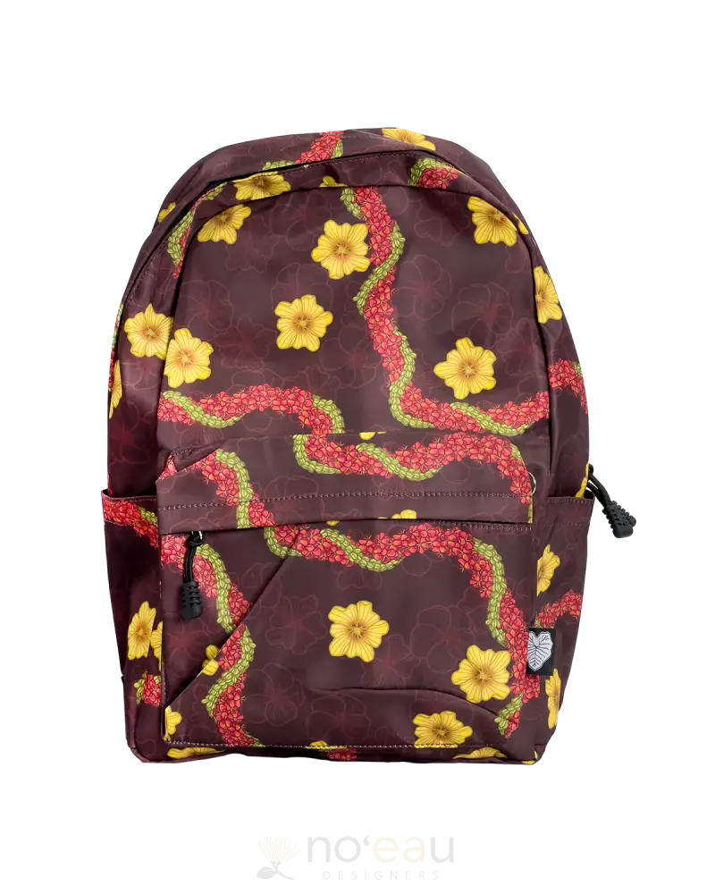 The Keiki Dept - Pua Liilii Wine Red Mea Collection Backpack Kid’s Items