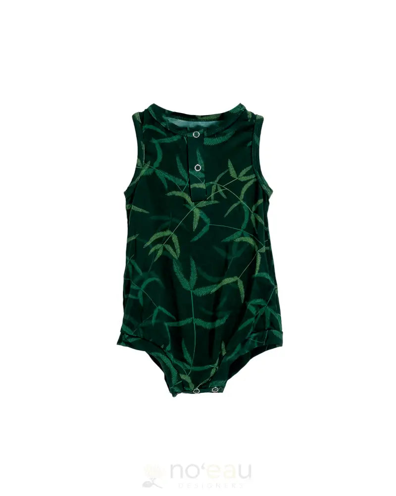 The Keiki Dept - Ule He Onesie Green / 6-12 Kid’s Clothing