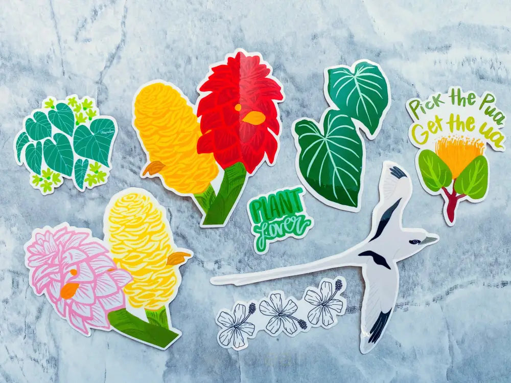 WAIPUʻILANI - Assorted Stickers - Noʻeau Designers