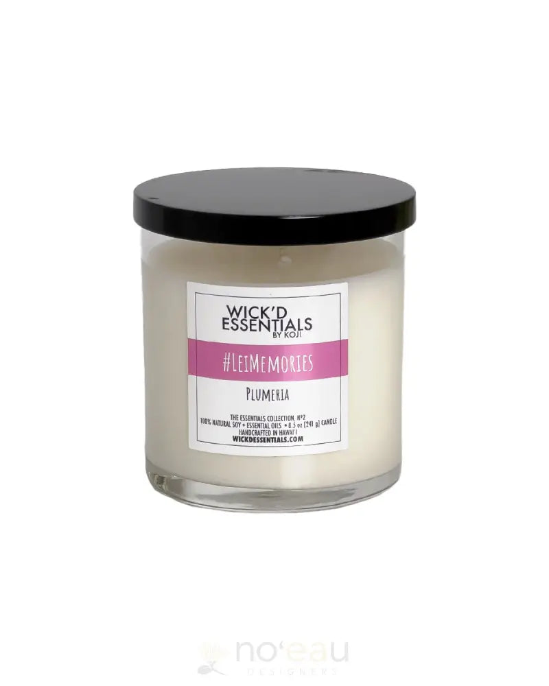 WICK'D ESSENTIALS - Plumeria Candle - Noʻeau Designers