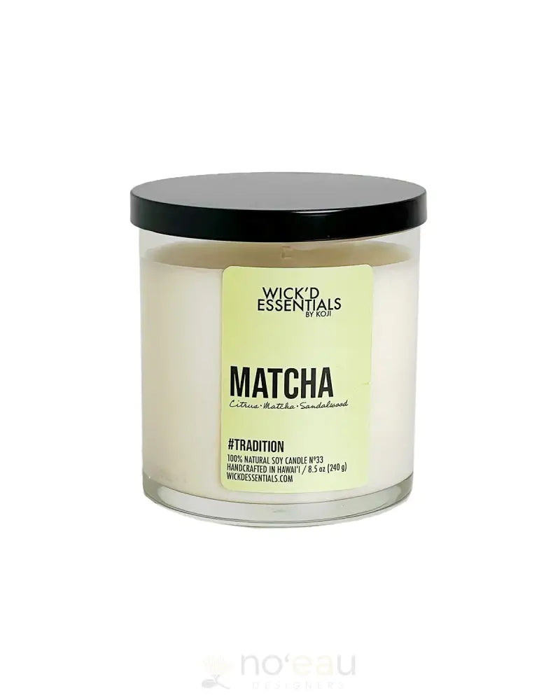 WICK'D ESSENTIALS - Matcha Candle - Noʻeau Designers